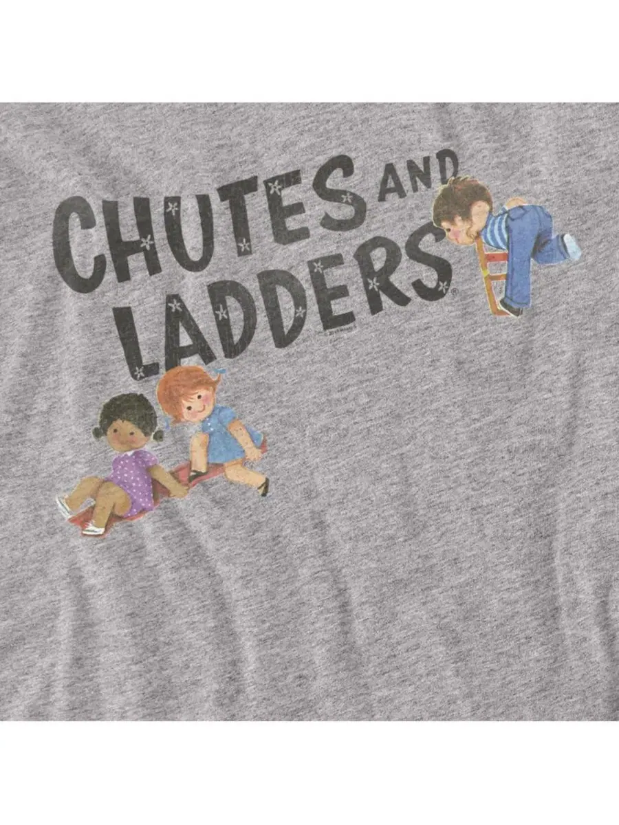 Футболка с принтом Chutes And Ladders Logo Logovision — изображение 2 из 3, приглушенный