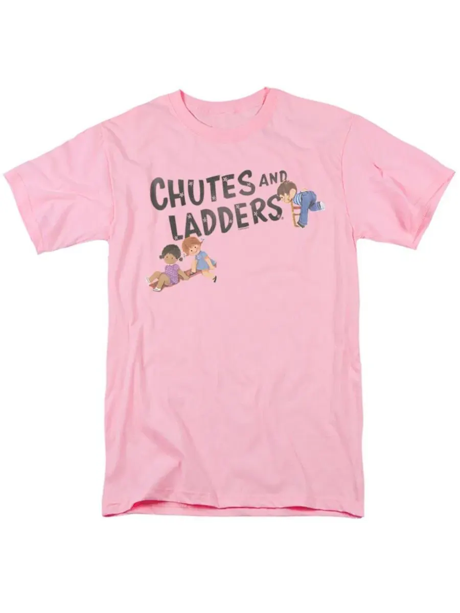 Футболка с принтом Chutes And Ladders Logo Logovision — розовый