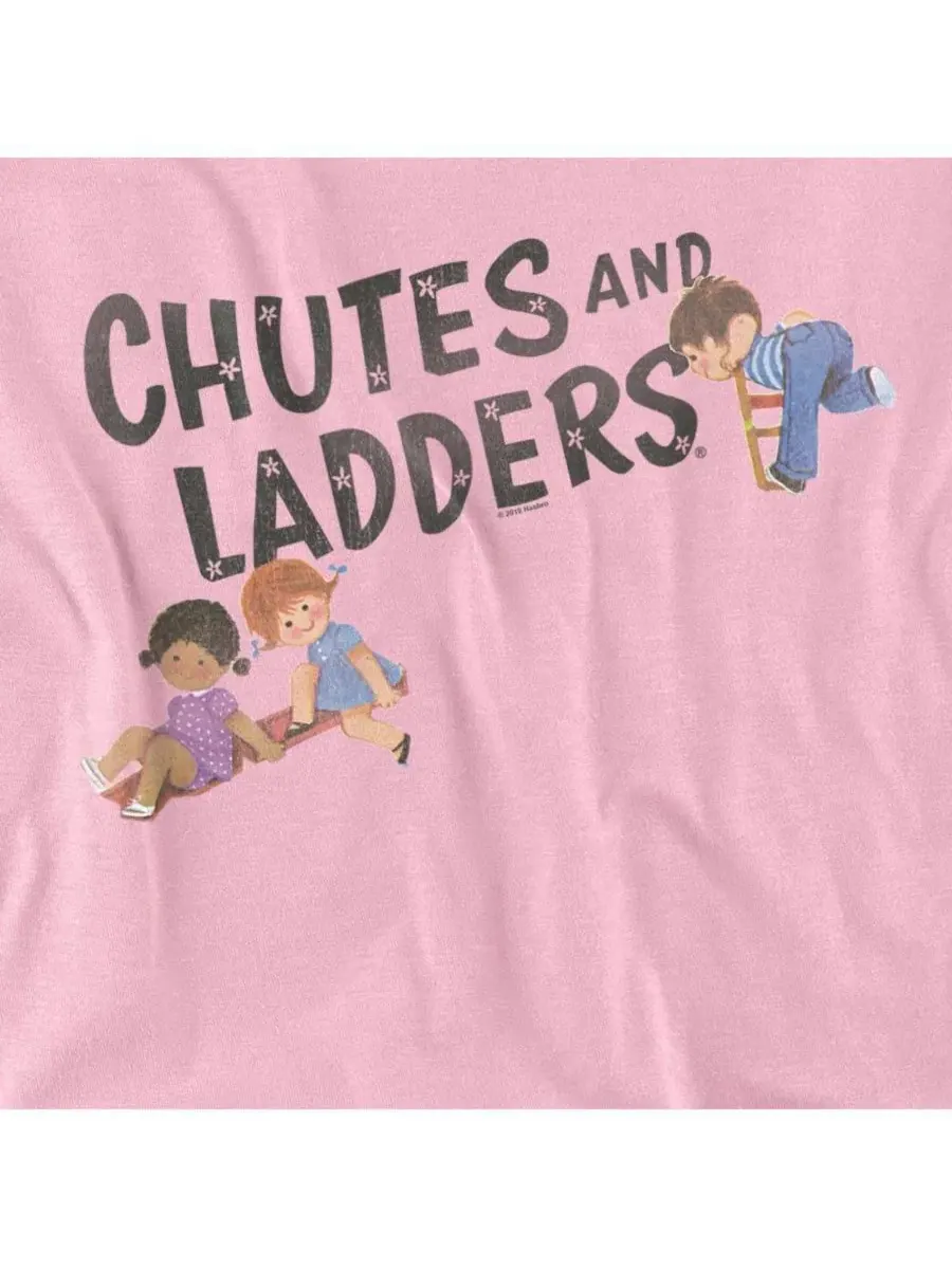 Футболка с принтом Chutes And Ladders Logo Logovision — изображение 2 из 3, розовый
