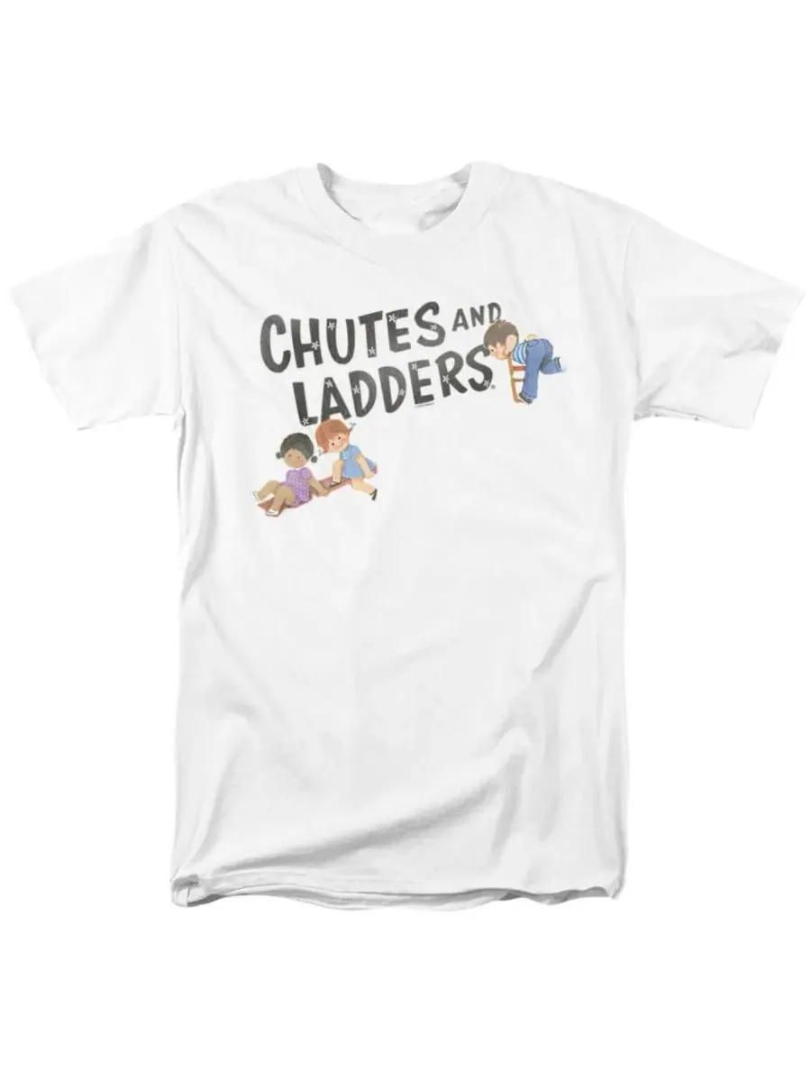 Футболка с принтом Chutes And Ladders Logo Logovision — изображение 1 из 3, белый