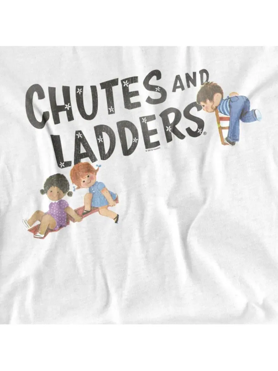 Футболка с принтом Chutes And Ladders Logo Logovision — изображение 2 из 3, белый