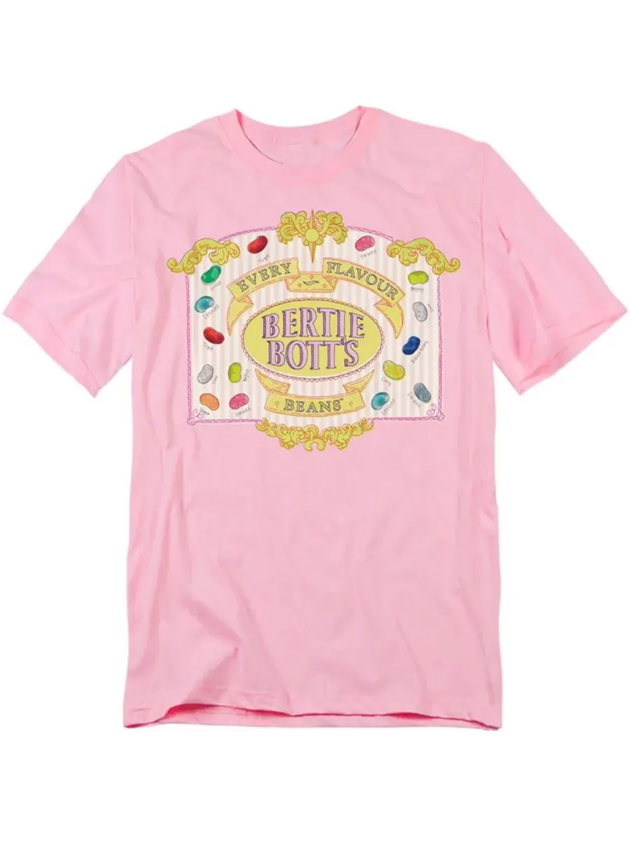 Мужская футболка Bertie Bott's Every Flavour Beans Harry Potter — изображение 1 из 3, розовый