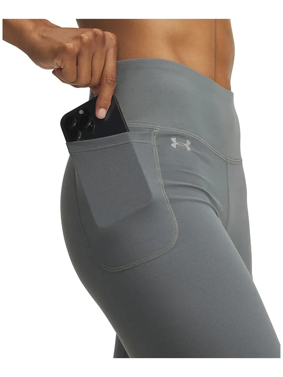 Женские велосипедные шорты Motion с застежкой-молнией Under Armour — изображение 2 из 4, зеленый