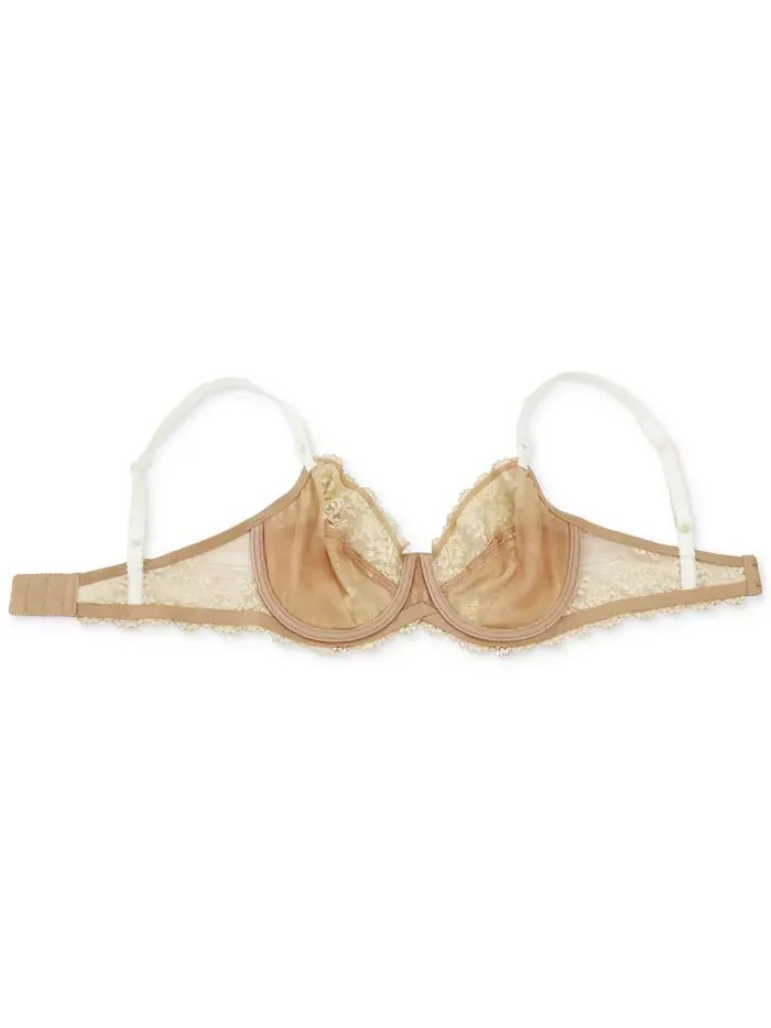 Бюстгальтер Embrace Lace Underwire 65191 с косточками, чашка до DDD Wacoal — изображение 6 из 6, белый