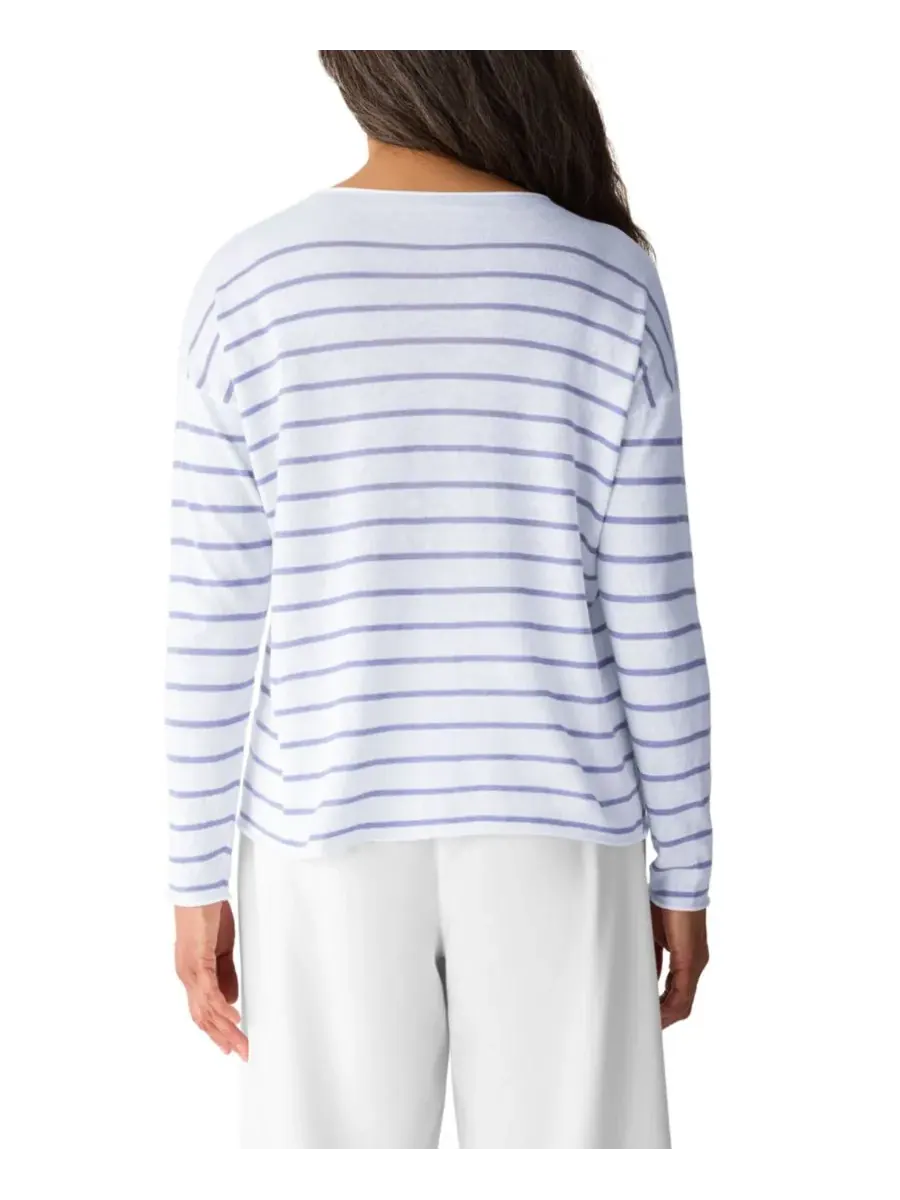 Женский свитер с круглым вырезом Eileen Fisher — изображение 4 из 4, дымка