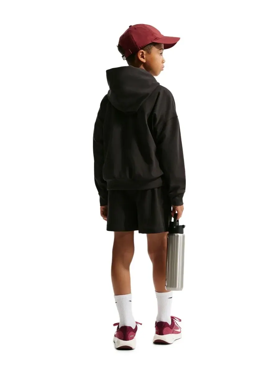 Детская толстовка с капюшоном DRI-FIT (для мальчиков 4-20 лет) Nike — изображение 5 из 6, черный/белый