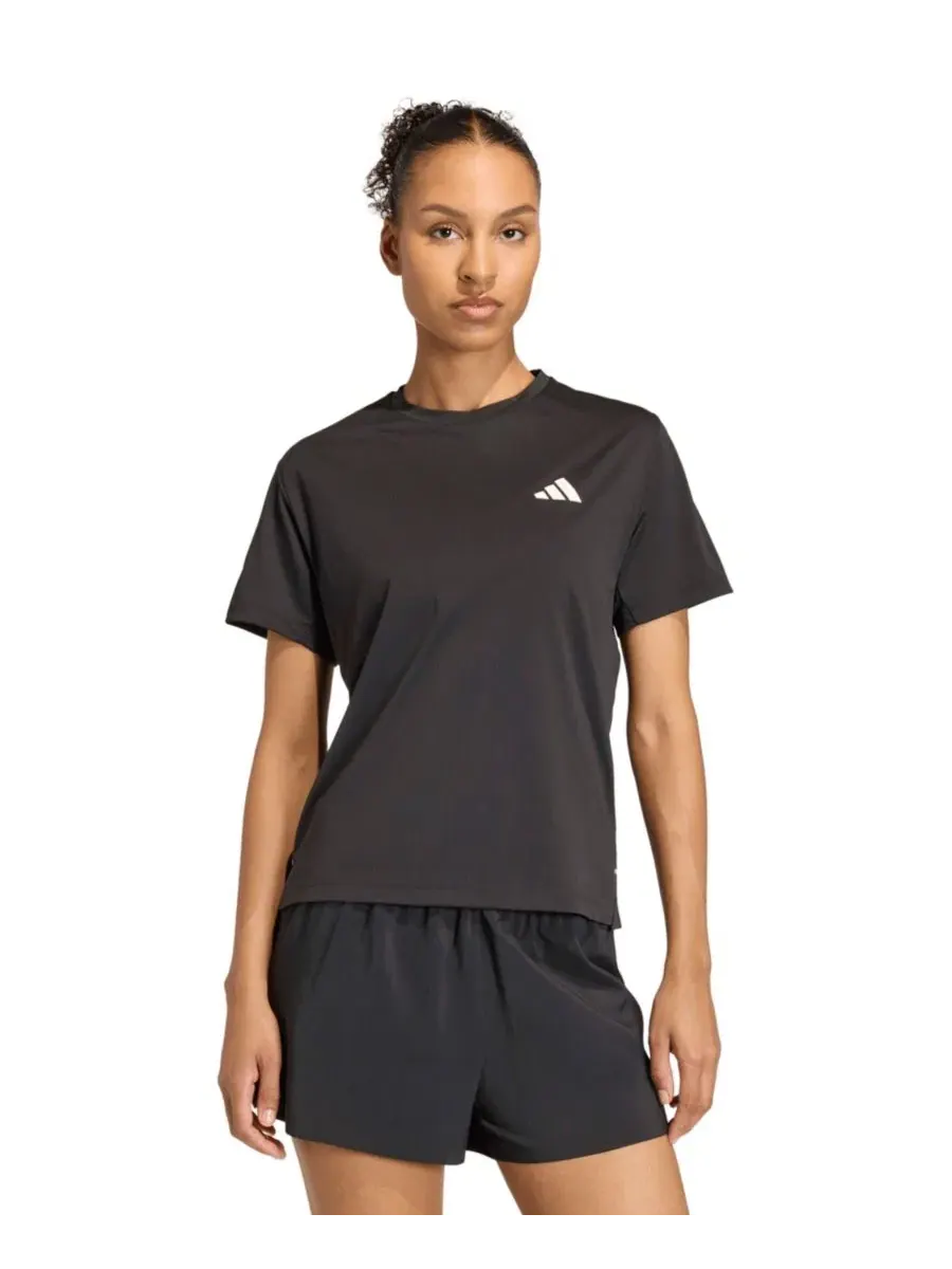 Женская футболка с круглым вырезом и короткими рукавами adidas