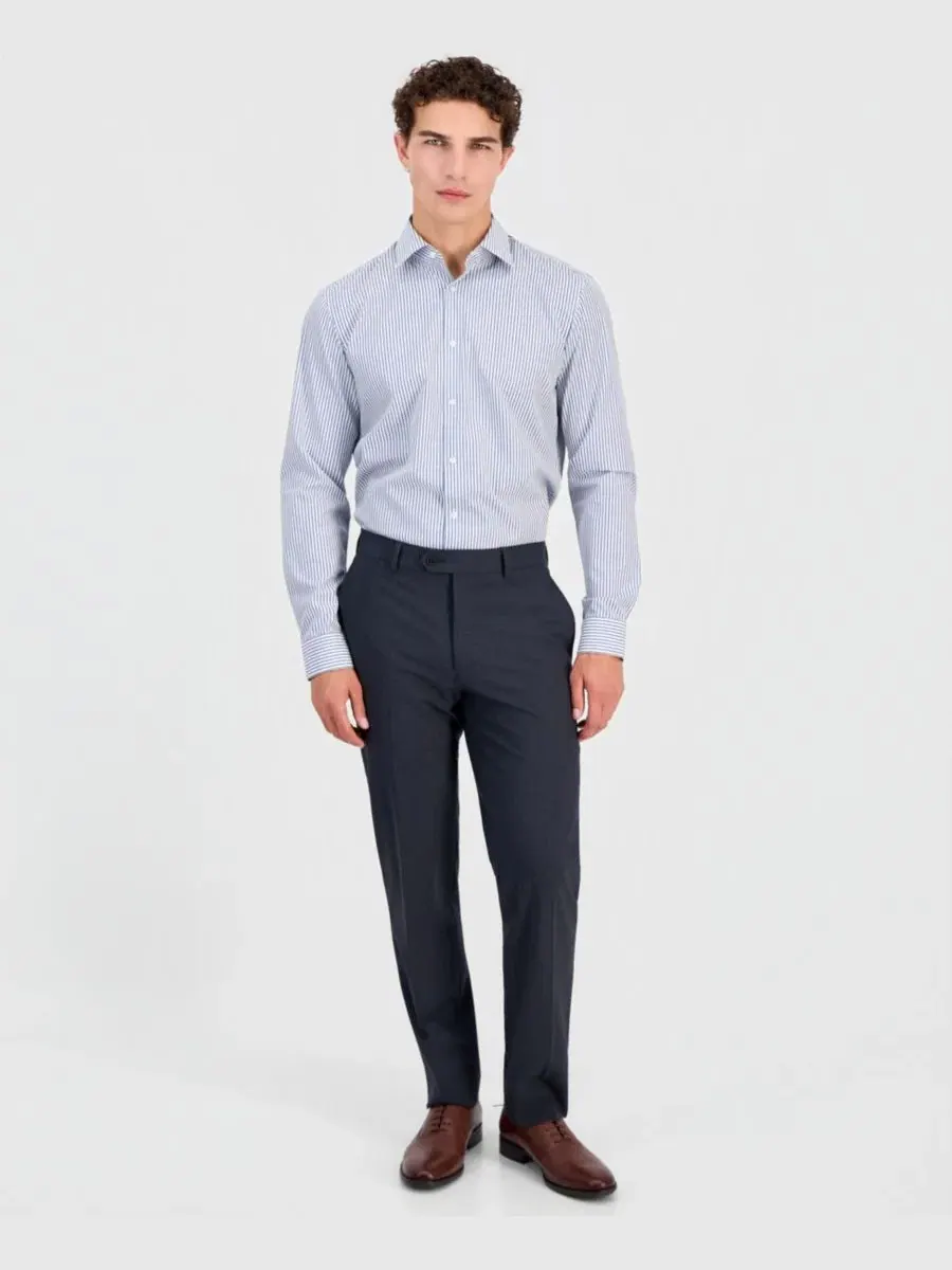 Рубашка HUGO by Hugo Boss Valerio Modern-Fit — изображение 2 из 9, синий