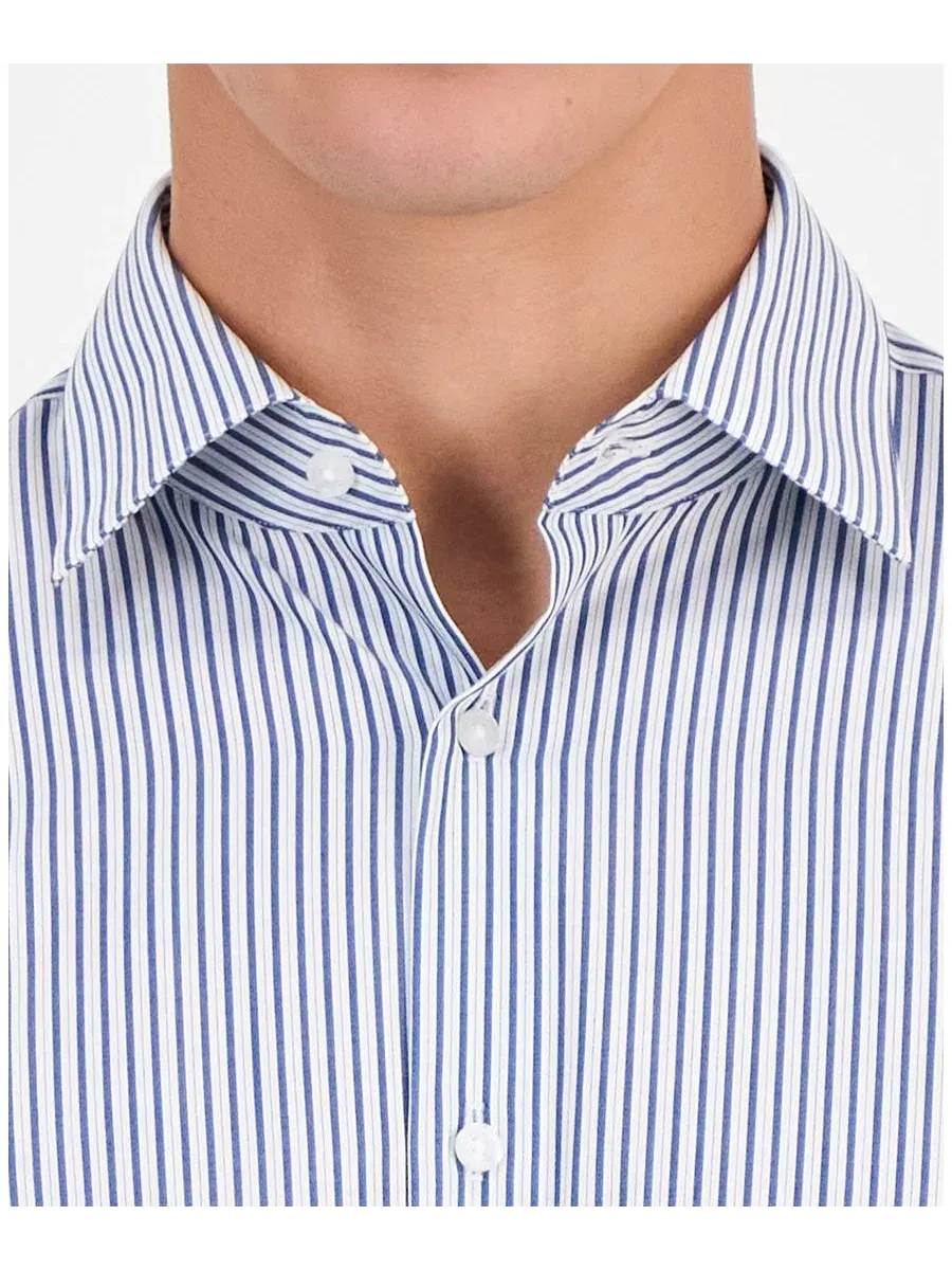 Рубашка HUGO by Hugo Boss Valerio Modern-Fit — изображение 5 из 9, синий