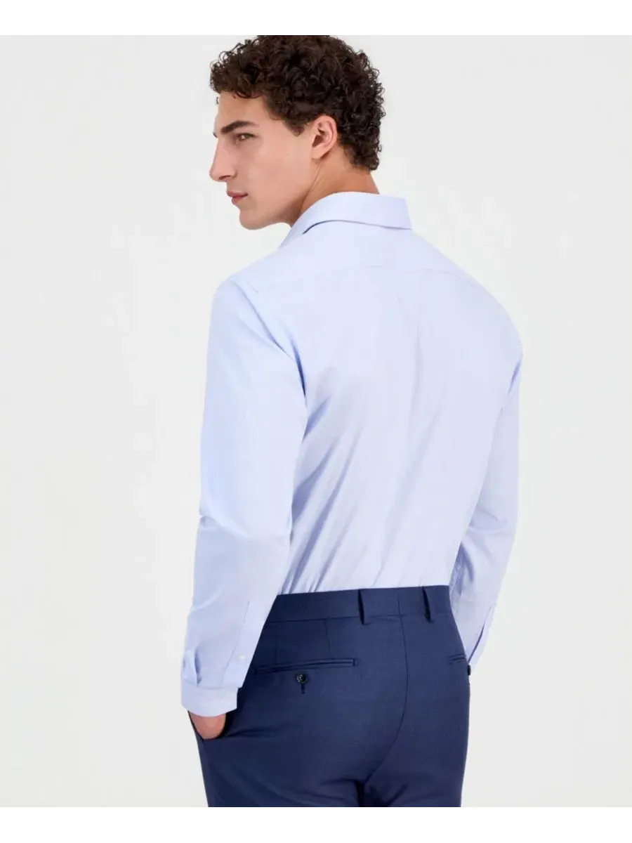 Рубашка Valerio Modern-Fit Hugo Boss — изображение 2 из 6, светлый/синий
