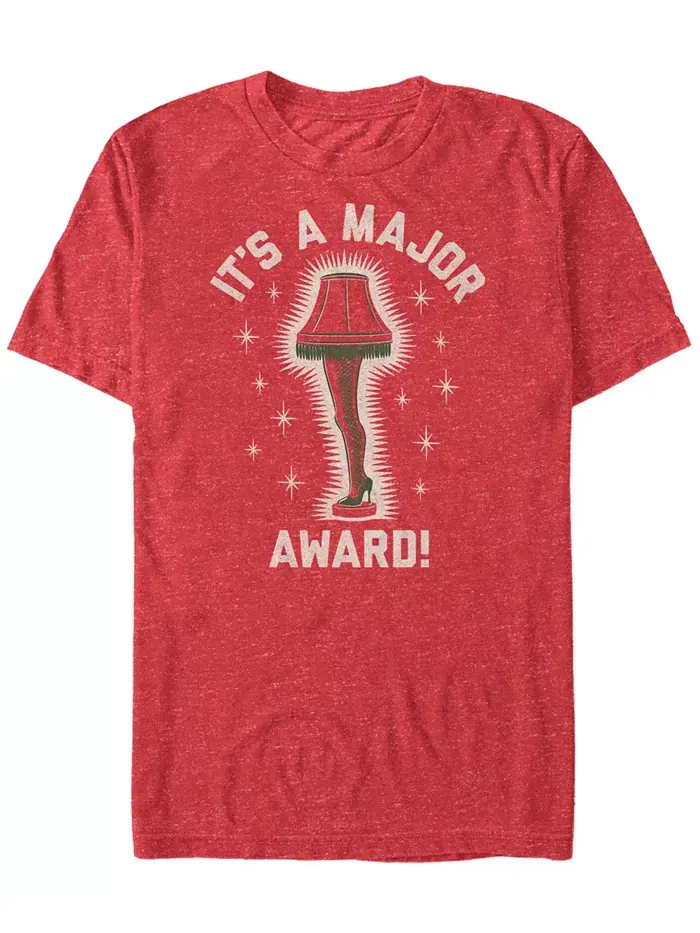 Мужская футболка с коротким рукавом "Christmas Story Major Award" Fifth Sun — изображение 1 из 1, красный