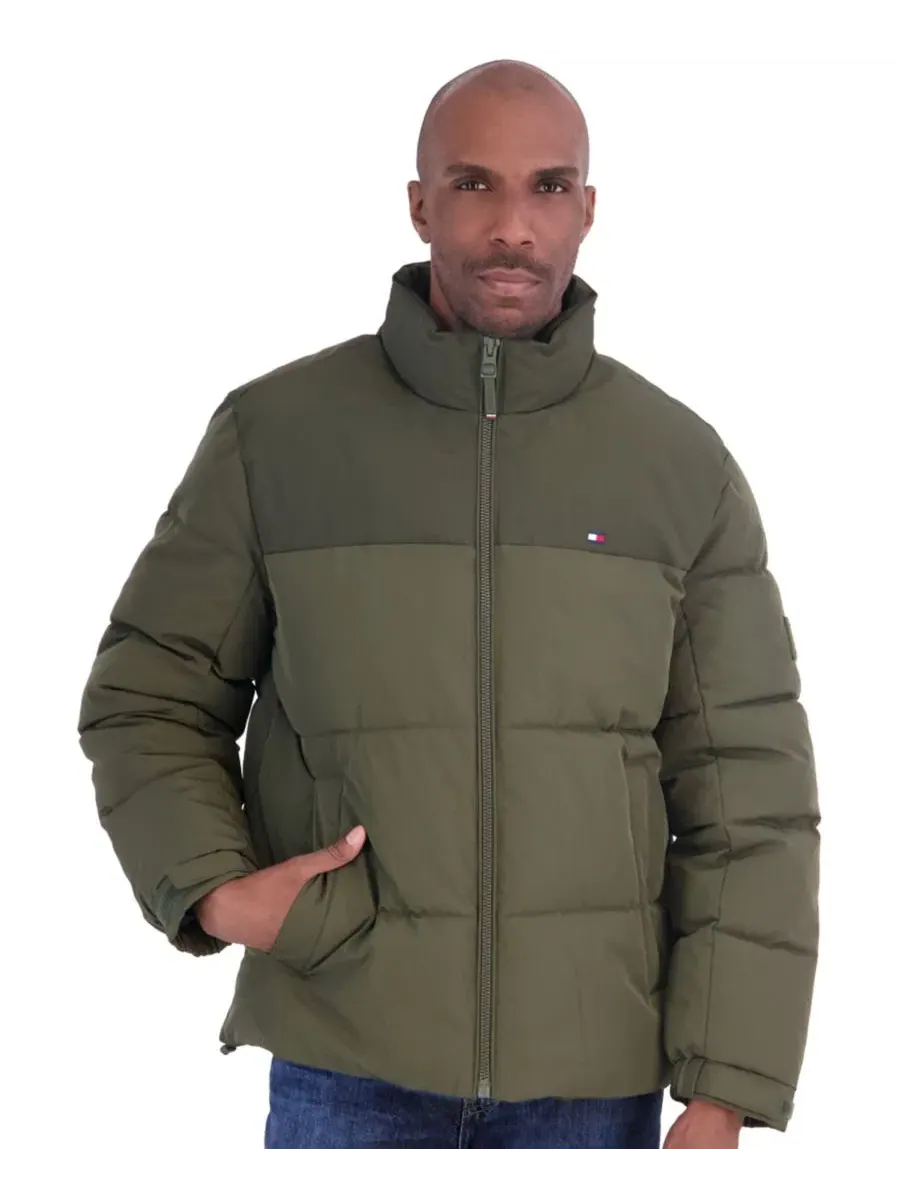 Пуховик утепленный без капюшона Mix Media Tommy Hilfiger