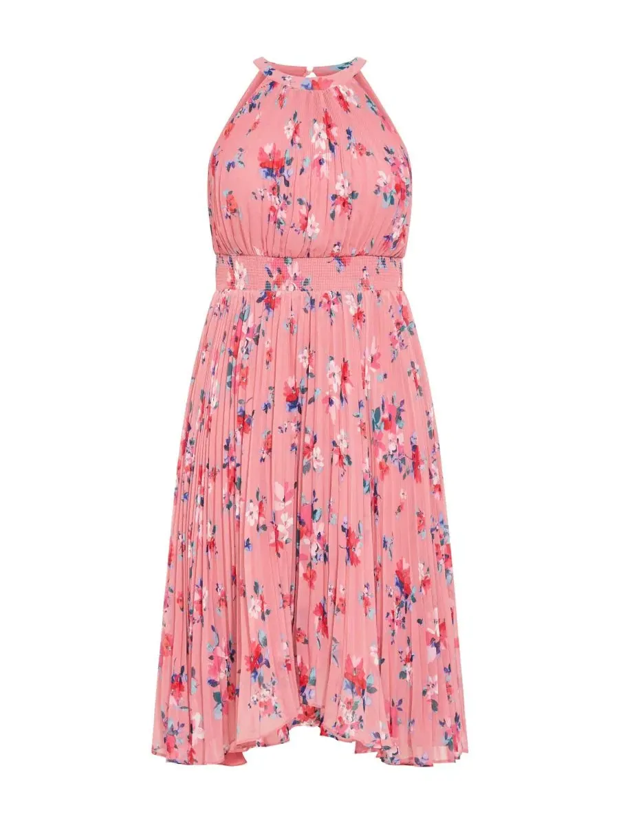 Платье-миди с принтом Miriam Print CITY CHIC, Blush Lotte Bunch — изображение 2 из 3