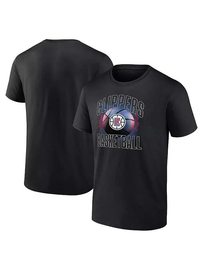 Мужская черная футболка LA Clippers Match Up Fanatics — изображение 1 из 3, черный