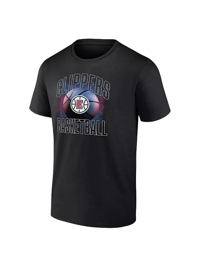 Мужская черная футболка LA Clippers Match Up Fanatics — изображение 2 из 3, черный