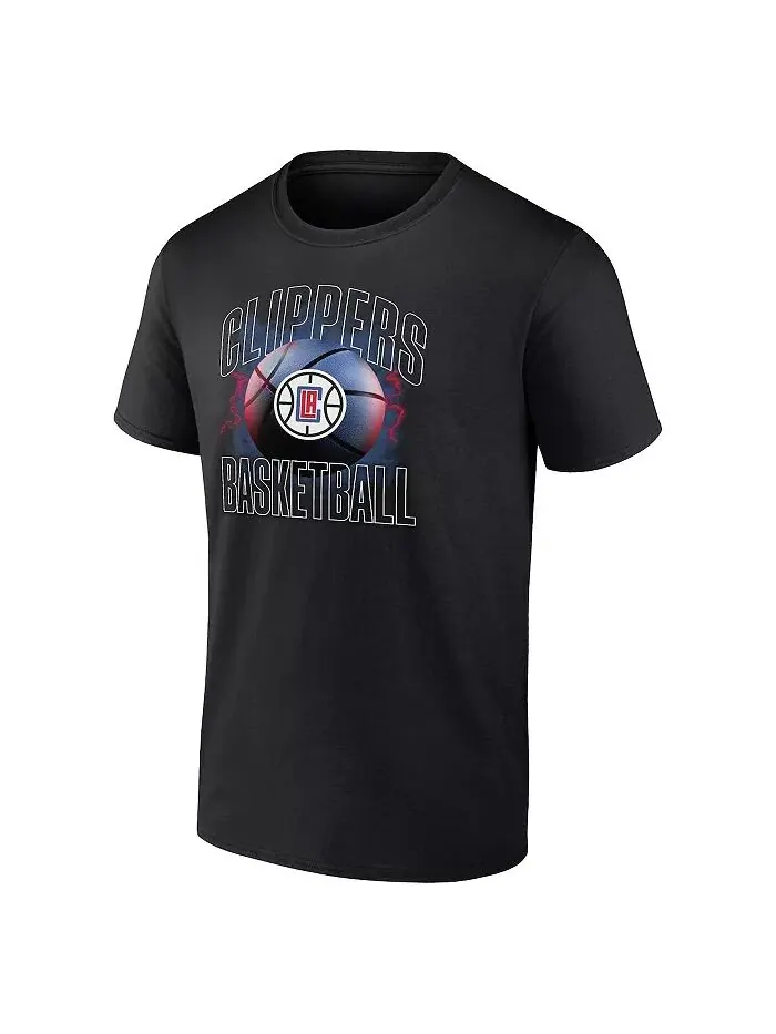 Мужская черная футболка LA Clippers Match Up Fanatics — изображение 2 из 3