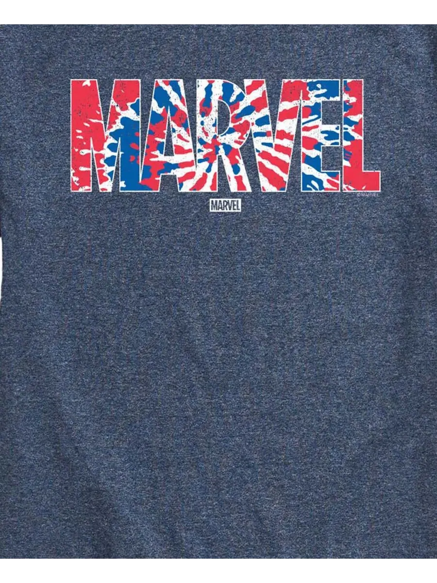 Футболка с коротким рукавом Marvel Tie Dye AIRWAVES — изображение 3 из 3, синий