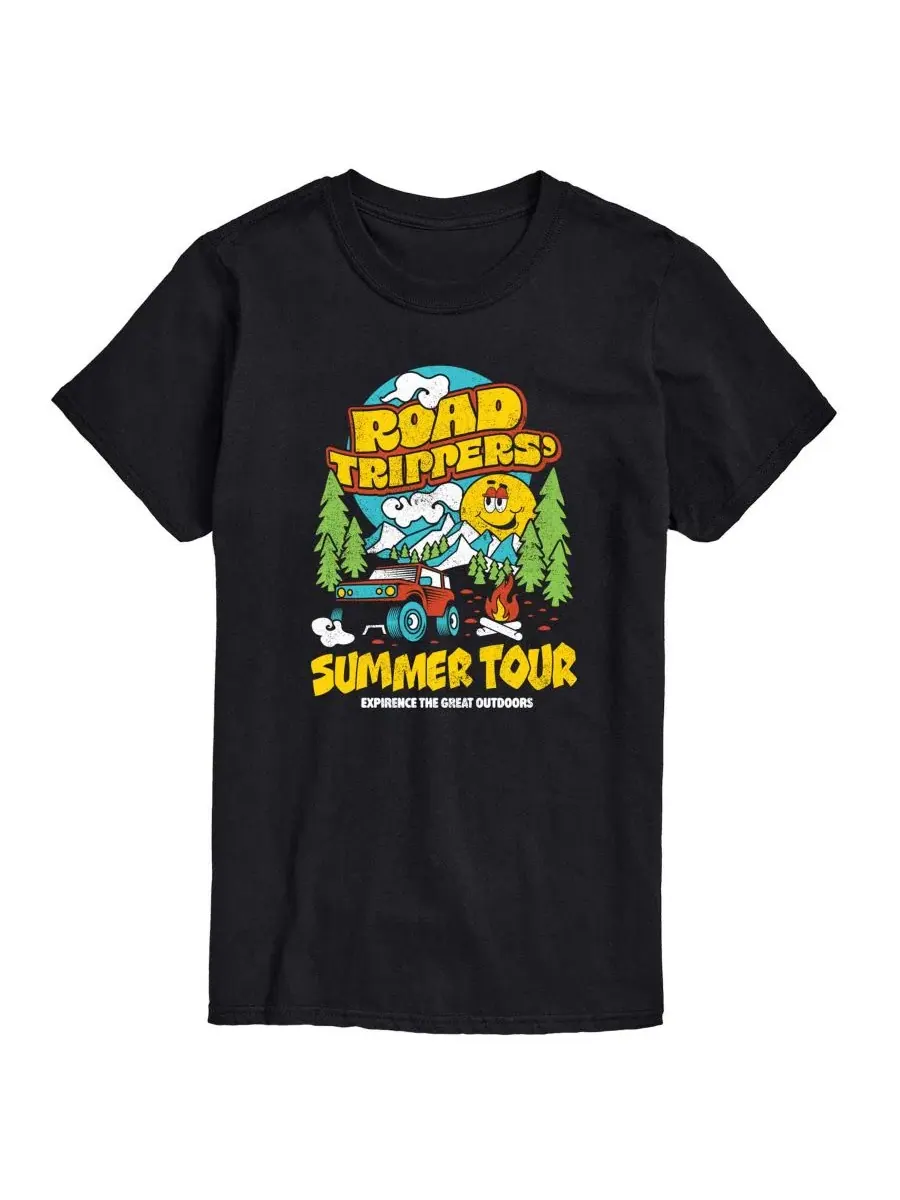 Футболка с коротким рукавом с принтом Road Trippers Summer Tour AIRWAVES — изображение 1 из 3, черный