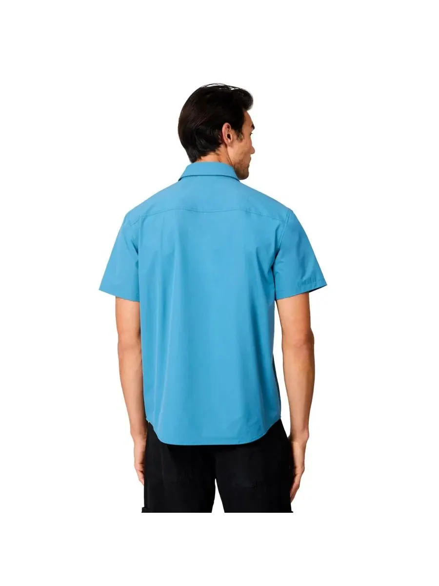 Мужская рубашка с коротким рукавом Sedona Rip-Stop Explorer Shirt Free Country — изображение 3 из 4, морской