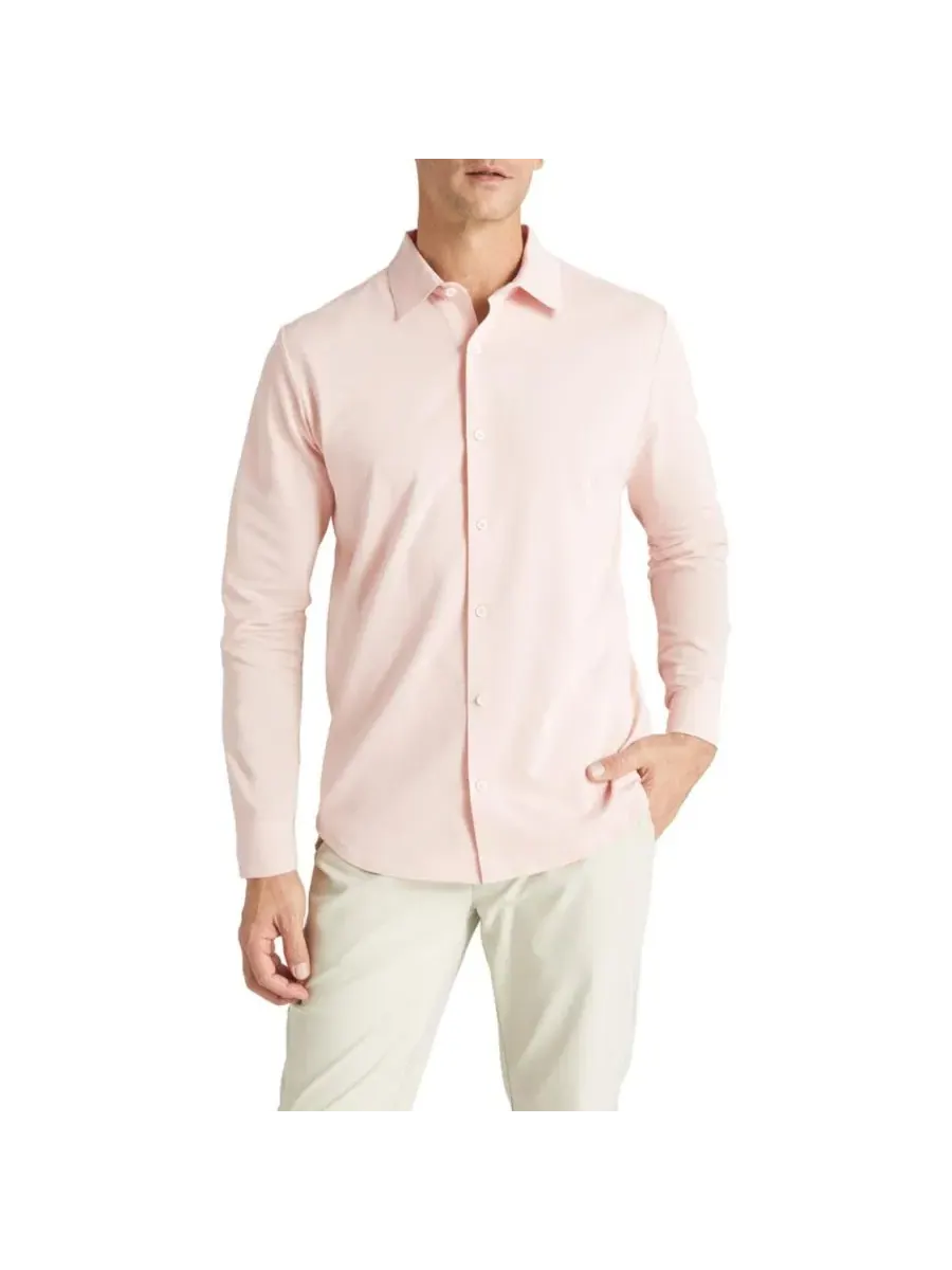Оксфордская рубашка с длинным рукавом, бесшовная, Slim Fit Level 7