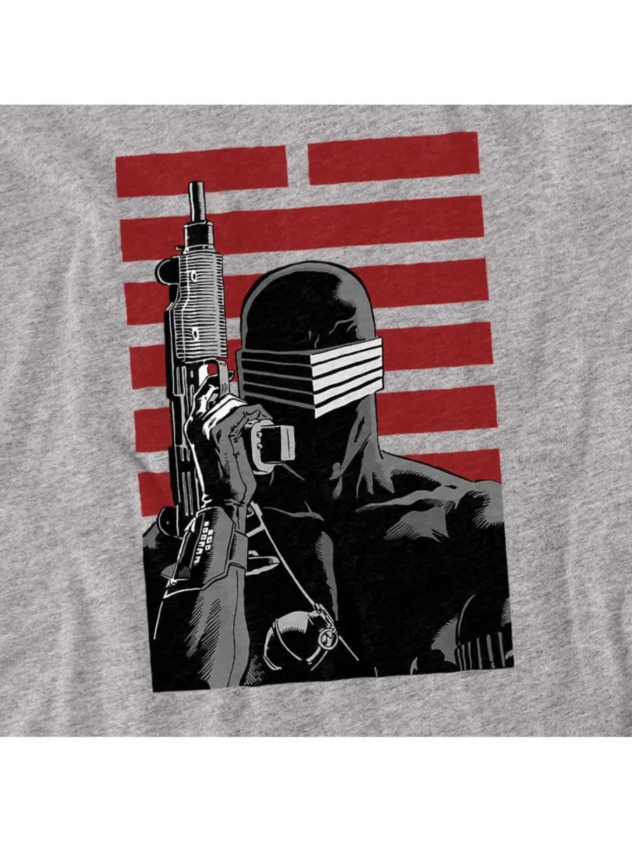 Футболка с принтом Snake Eyes Hasbro+ — изображение 3 из 3, приглушенный