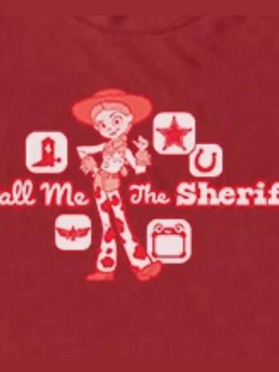 Футболка с принтом Jessie Call Me The Sheriff Fifth Sun — изображение 3 из 3, красный