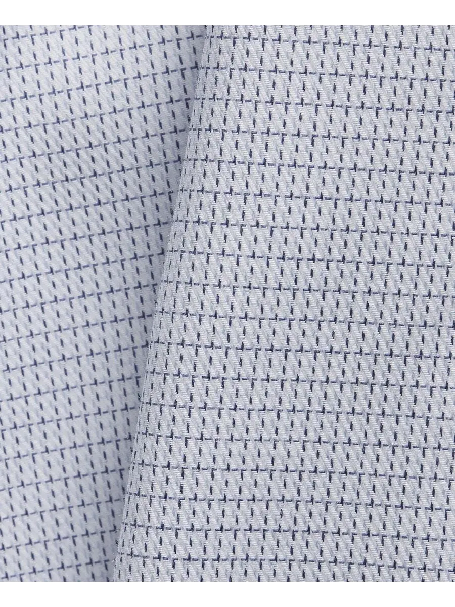 Мужская рубашка из хлопка с эластаном, слим-фит, с отложным воротником Calvin Klein — изображение 3 из 3, синий