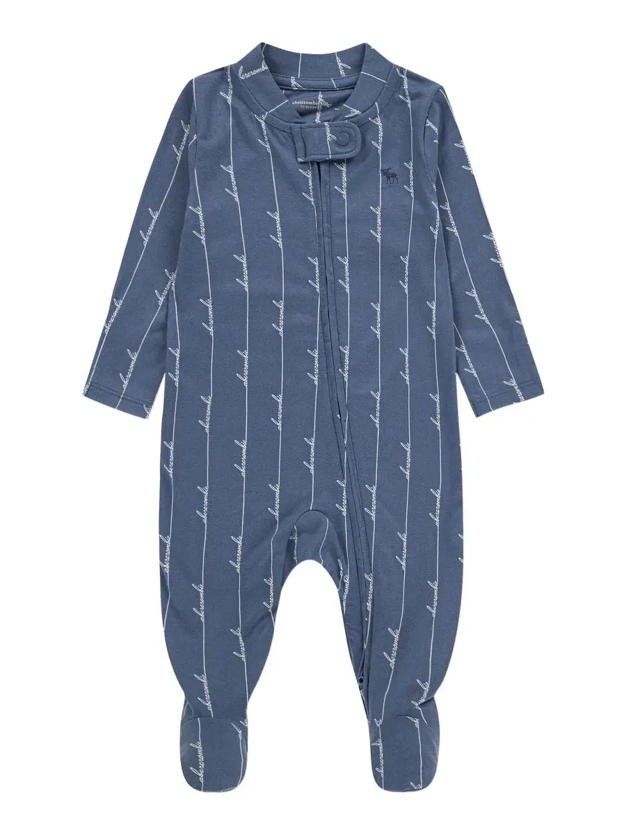 Комбинезон с длинным рукавом на молнии, с ножками, из футера abercrombie kids