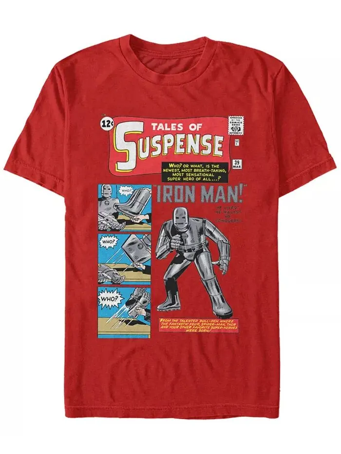 Мужская обложка комикса Marvel Iron Man Retro Tales of Suspense, футболка с коротким рукавом Fifth — изображение 1 из 1
