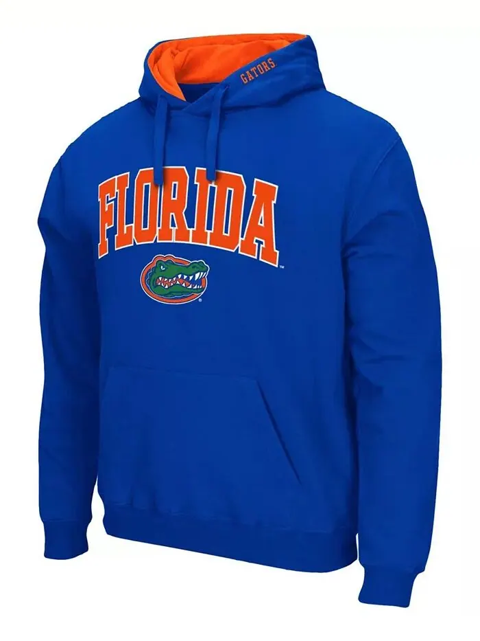 Мужская толстовка с капюшоном Florida Gators Arch Logo 3.0 Colosseum — изображение 2 из 5, королевский