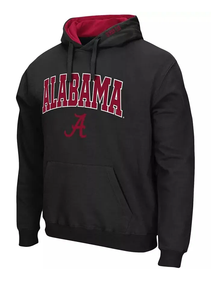 Мужская толстовка с капюшоном Alabama Crimson Tide Arch and Logo 3.0 Colosseum — изображение 5 из 5, красный
