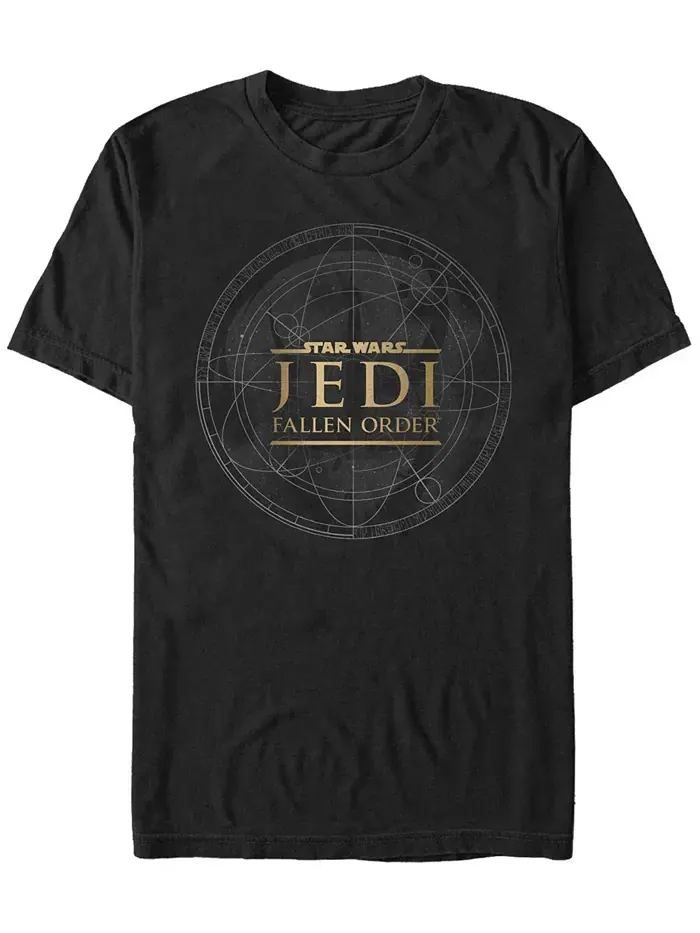 Футболка мужская Star Wars Jedi Fallen Order с логотипом карты Fifth Sun — изображение 1 из 1, черный