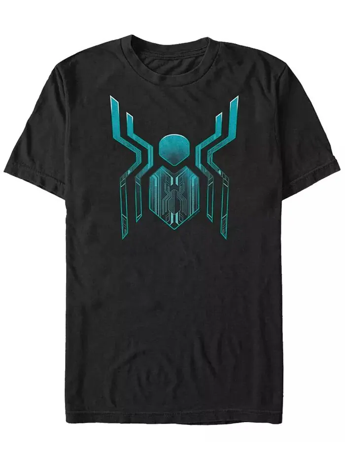 Футболка с коротким рукавом для мужчин Marvel Spider-Man Far From Home Tech Spider Logo Fifth Sun — изображение 1 из 1