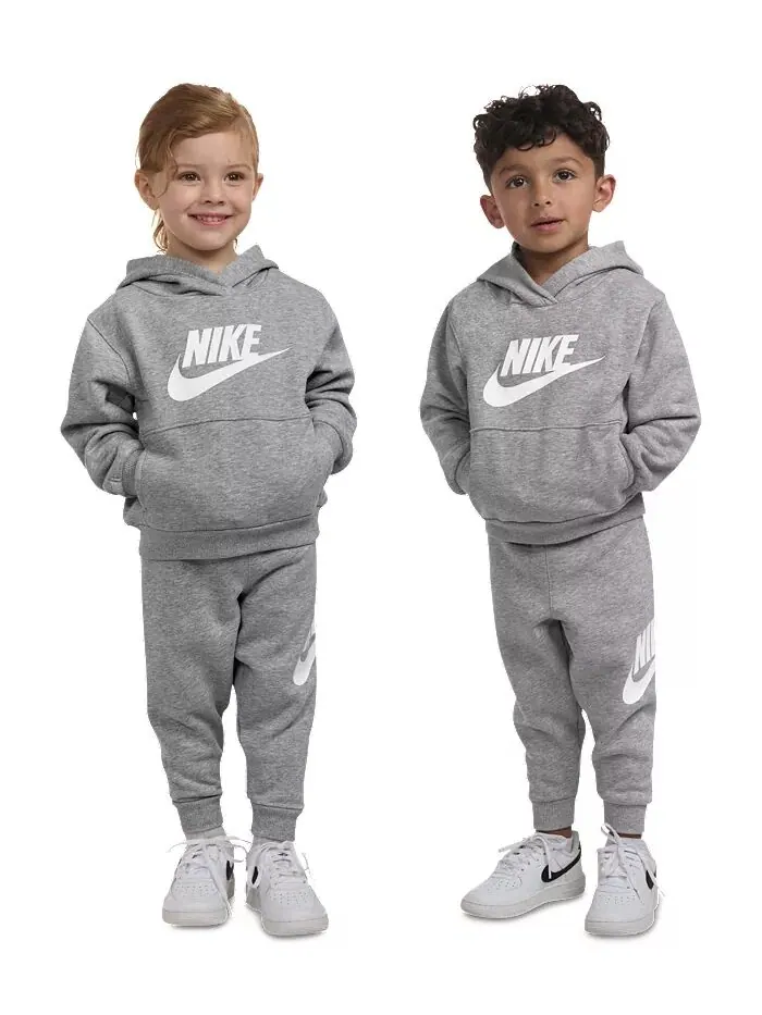 Толстовка с капюшоном из флиса для малышей Kids Club, комплект из 2 предметов Nike — изображение 8 из 12, черный