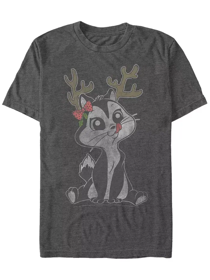 Мужская футболка с коротким рукавом Looney Tunes Oh Deer Fifth Sun — изображение 1 из 1, темно-серый