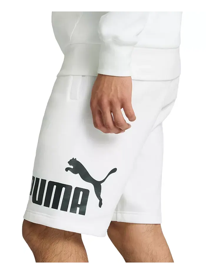 Мужские шорты с логотипом и кулиской Puma — изображение 2 из 3, белый