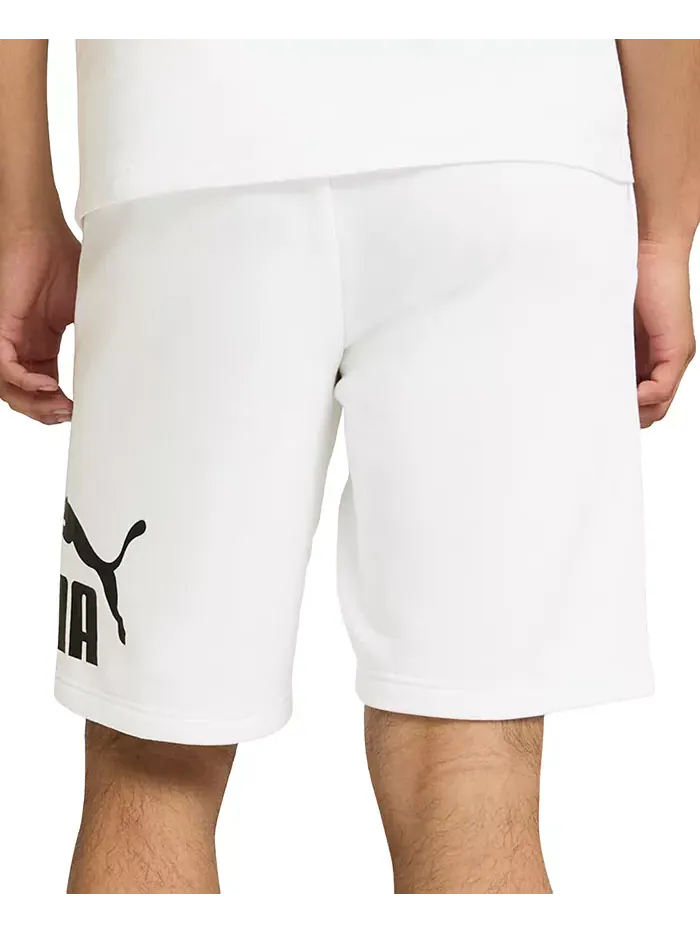Мужские шорты с логотипом и кулиской Puma — изображение 3 из 3, белый