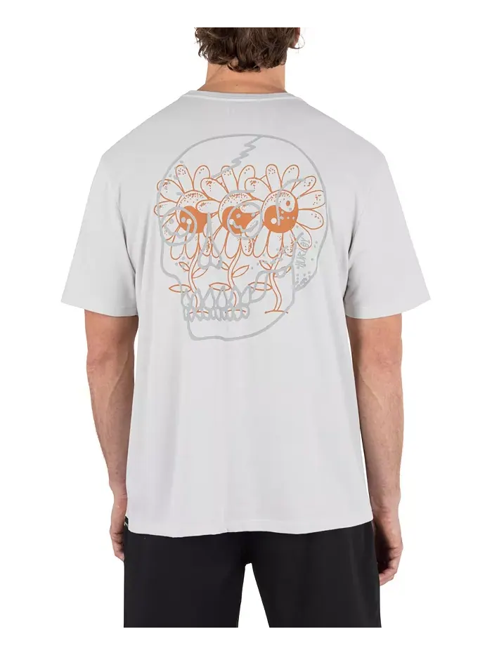 Мужская футболка с коротким рукавом Skulls And Flowers Hurley