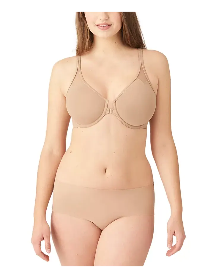 Бюстгальтер Body by Wacoal Racerback с косточками и передней застежкой 65124 — изображение 4 из 8, бежевый