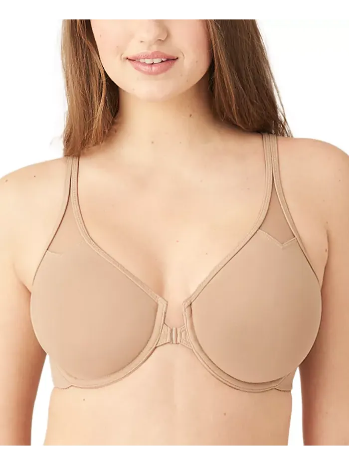 Бюстгальтер Body by Wacoal Racerback с косточками и передней застежкой 65124 — изображение 5 из 8, бежевый