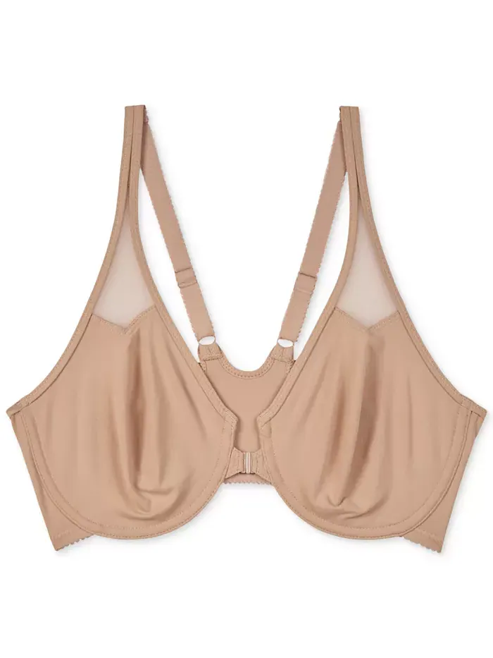 Бюстгальтер Body by Wacoal Racerback с косточками и передней застежкой 65124 — изображение 7 из 8, бежевый