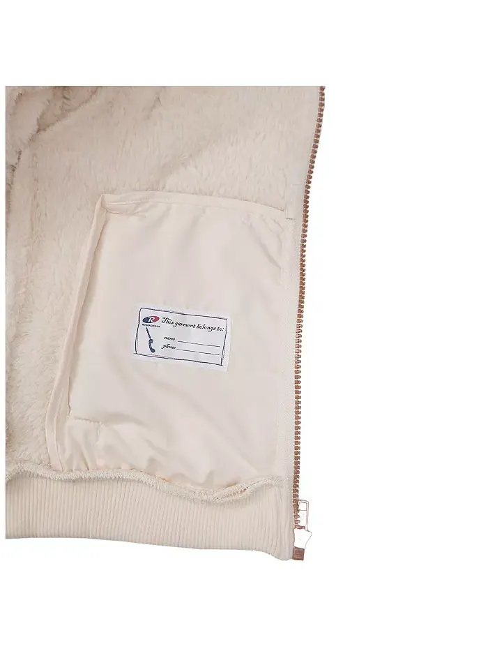 Детская куртка Sherpa Fleece Rokka&Rolla — изображение 3 из 9, светлый бежевый
