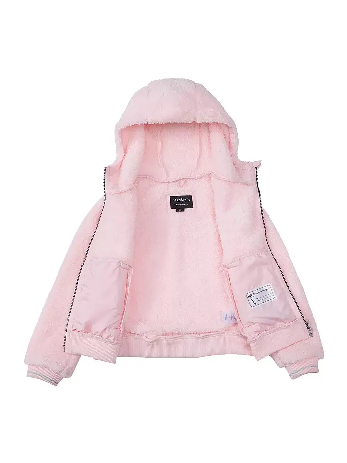 Детская куртка Sherpa Fleece Rokka&Rolla — изображение 4 из 9, розовый