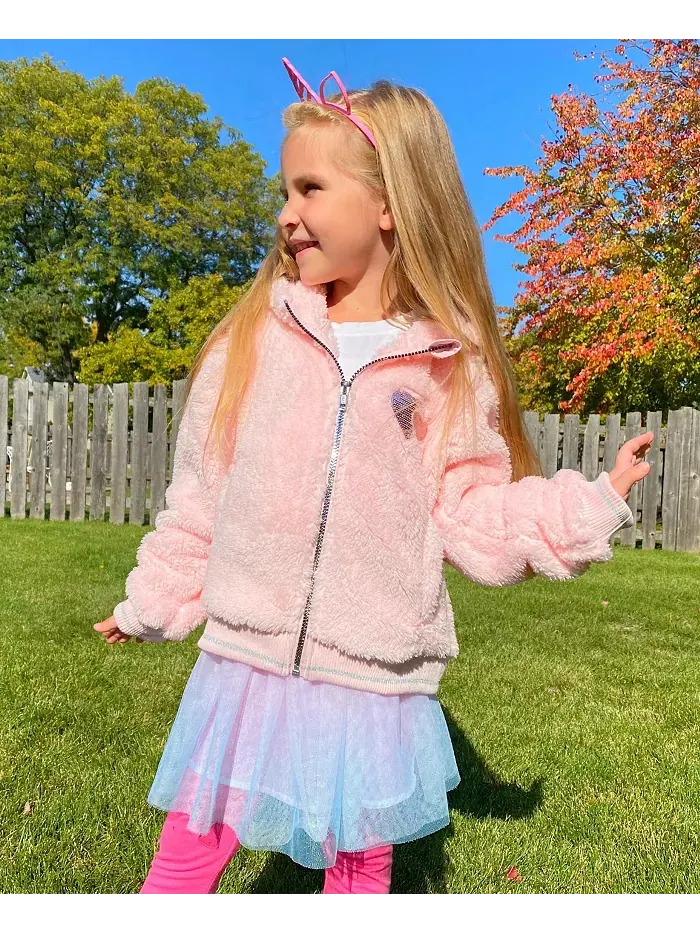 Детская куртка Sherpa Fleece Rokka&Rolla — изображение 6 из 9, розовый