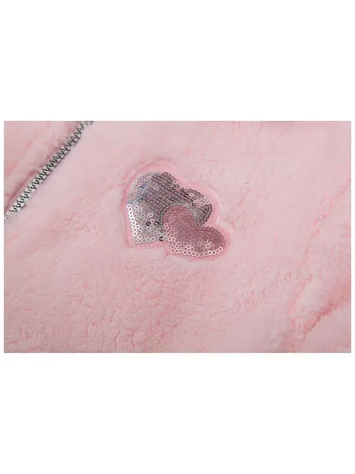 Детская куртка Sherpa Fleece Rokka&Rolla — изображение 7 из 9, розовый