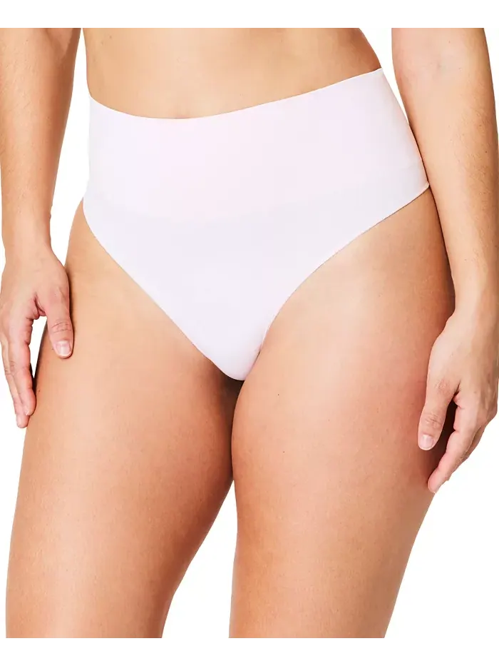 Женские корректирующие трусы-стринги EcoCare 40048R SPANX — розовый