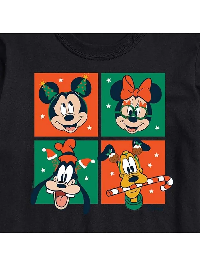 Мужская футболка Disney Holiday с короткими рукавами AIRWAVES — изображение 3 из 3, черный
