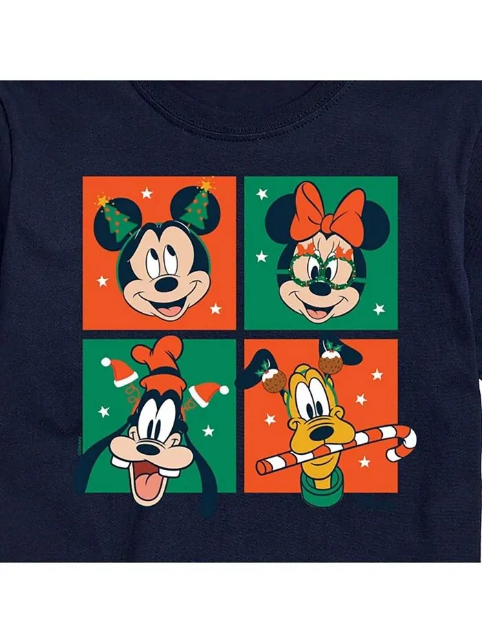 Мужская футболка Disney Holiday с короткими рукавами AIRWAVES — изображение 3 из 3, темно-синий