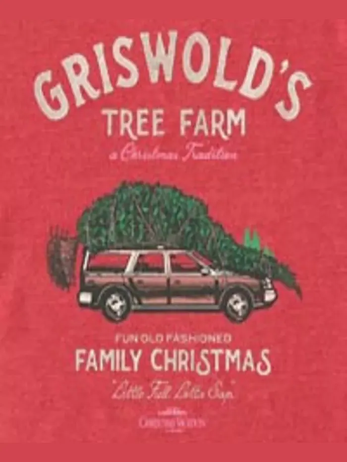 Мужская футболка с коротким рукавом Griswold Holiday Fifth Sun — изображение 3 из 3, красный