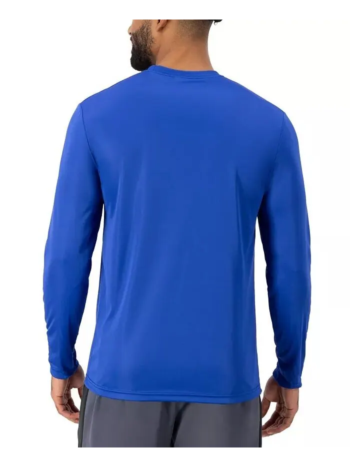 Мужская футболка Sport с длинными рукавами Cool DRI Performance, комплект из 2 штук Hanes — изображение 2 из 5, синий